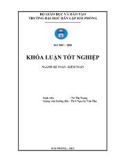 Khóa luận Hoàn thiện tổ chức công tác kế toán doanh thu, chi phí và xác định kết quả kinh doanh tại công ty TNHH thương mại và dịch vụ dầu khí An Đạt