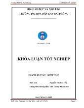 Khóa luận Hoàn thiện tổ chức công tác kế toán doanh thu, chi phí và xác định kết quả kinh doanh tại công ty trách nhiệm hữu hạn thương mại Đông Á