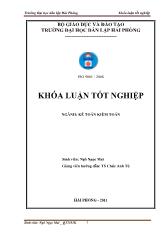 Khóa luận Hoàn thiện tổ chức công tác kế toán tài sản cố định tại công ty TNHH Mai Linh