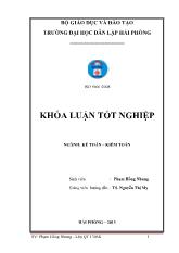 Khóa luận Hoàn thiện tổ chức công tác kế toán tập hợp chi sản xuất và tính giá thành sản phẩm tại công ty TNHH An Minh Thịnh