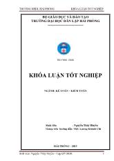 Khóa luận Hoàn thiện tổ chức kế toán chi phí, doanh thu và xác định kết quả kinh doanh tại công ty cổ phần thép Việt Nhật