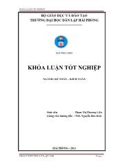 Khóa luận Hoàn thiện tổ chức kế toán chi phí sản xuất và tính giá thành sản phẩm tại công ty trách nhiệm hữu hạn new hope hà nội – Chi nhánh Hải Phòng