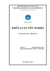 Khóa luận Hoàn thiện tổ chức kế toán doanh thu chi phí và xác định kết quả kinh doanh tại công ty cổ phần vật tư máy tàu thủy An Phú