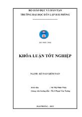 Khóa luận Hoàn thiện tổ chức kế toán doanh thu chi phí và xác định kết quả kinh doanh tại công ty cổ phần hàng hải Á Châu