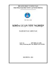 Khóa luận Hoàn thiện tổ chức kế toán hàng tồn kho tại công ty cổ phần vật liệu xây dựng vận tải đại Cát Lộc