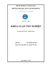 Khóa luận Hoàn thiện tổ chức kế toán nguyên vật liệu, công cụ dụng cụ tại công ty cổ phần Đình Đô