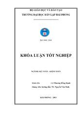 Khóa luận Hoàn thiện tổ chức kế toán tập hợp chi phí sản xuất và tính giá thành sản phẩm tại công ty cổ phần trà Than Uyên