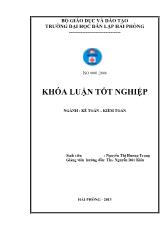 Khóa luận Hoàn thiện tổ chức kế toán thanh toán với việc tăng cường quản lý công nợ tại công ty cổ phần thương mại vận tải Hoàng Sơn