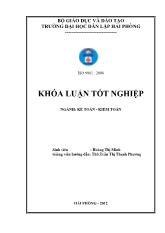 Khóa luận Hoàn thiện tổ chức kế toán vốn bằng tiền tại công ty trách nhiệm hữu hạn thương mại Đông Á