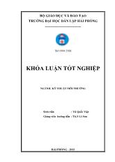 Khóa luận Môi trường biển và ven biển Hải Phòng, thực trạng và đề xuất giải pháp