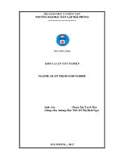 Khóa luận Một số biện pháp nâng cao hiệu quả sử dụng nguồn nhân lực tại công ty cổ phần Vũ Gia