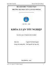 Khóa luận Một số giải pháp nâng cao hiệu quả sản xuất kinh doanh của công ty TNHH thương mại P.H.C