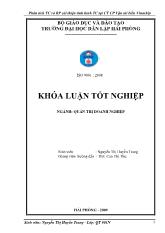 Khóa luận Phân tích tài chính và biện pháp cải thiện tình hình tài chính tại công ty cổ phần vận tải biển Vinaship