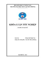 Khóa luận Short - Term memory in english to vietnamese consecutive interpreting