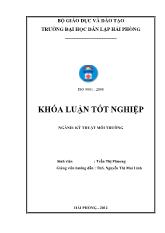 Khóa luận Tính toán thiết kế hệ thống xử lý nước thải sản xuất giấy, công suất 1000m 3/ngày đêm