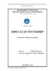 Một số giải pháp Marketing nhằm đẩy mạnh tiêu thụ sản phẩm tại Cô ng ty TNHH Thương mại và Vận tải Thiên Phúc