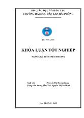 Thiết kế hệ thống xử lý nước thải sinh hoạt cho khu chung cư 15 tầng với 180 hộ dân