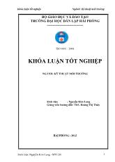 Các mô hình quản lý bền vững tài nguyên rừng ngập mặn tại vƣờn quốc gia Xuân Thủy - Nam Định