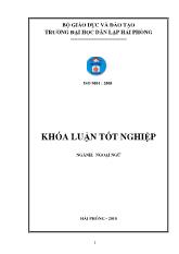 Đề tài A study on techniques to teach english vocabulary for primary schools in Quang Ninh