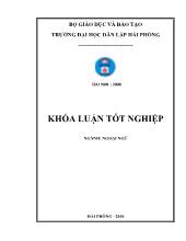 Đề tài A study on the complementation of English transitive verbs
