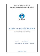 Đề tài Hiện trạng môi truờng nuớc sông rế thành phố Hải Phòng