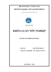 Đề tài Quản lý rủi ro tín dụng tại ngân hàng thương mại cổ phần công thương Việt Nam chi nhánh Đồ Sơn