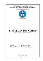 Khóa luận Đánh giá hiện trạng ô nhiễm bụi, tiếng ồn công đoạn làm sạch tại phân xuởng bài trí công ty đóng tàu phà rừng và đề xuất các biện pháp bảo vệ sức khỏe nguời lao động