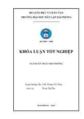 Khóa luận Đánh giá hiệu quả của một số mô hình xã hội hóa hoạt động bảo vệ môi trường tại Hà Nội