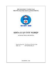 Khóa luận Hiện trạng quản lý chất thải rắn đô thị Hải Phòng