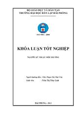 Khóa luận Hiện trạng quản lý chất thải rắn y tế của bệnh viện đa khoa sơn tây và đề xuất mô hình quản lý chất thải y tế tập trung cho khu vực