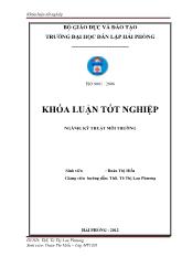 Khóa luận Khảo sát khả năng hấp phụ niken trong nước bằng vật liệu xương san hô