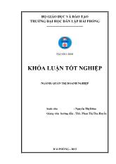 Khóa luận Một số biện pháp nâng cao hiệu quả sản xuất kinh doanh của công ty Hyundai Thái Bình