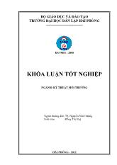 Khóa luận Nghiên cứu chế tạo than hoạt tính từ vỏ trấu bằng phuơng pháp oxy hóa và ứng dụng làm chất hấp phụ trong xử lý nuớc thải