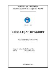 Khóa luận Nghiên cứu chế tạo vật liệu hấp phụ xử lý florua trong nƣớc từ khoáng laterit tự nhiên