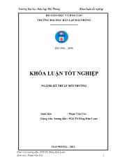 Khóa luận Nghiên cứu chế tạo zêolit từ bùn đỏ và khảo sát khả năng loại bỏ ion amoni trong nuớc