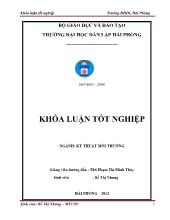 Khóa luận Nghiên cứu khả năng tách loại cu 2+ trong nƣớc bằng vật liệu hấp phụ chế tạo từ Vỏ Lạc