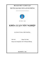 Khóa luận Nghiên cứu xử lý nuớc thải sản xuất bún sau giai đoạn aeroten bằng phuơng pháp lọc và sử dụng thực vật