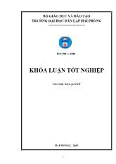 Khóa luận Some obstacles facing hpu 2 nd year English majors in English listening comprehension and suggested solutions