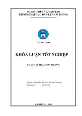 Khóa luận Sử dụng chỉ số WQI buớc đầu đánh giá chất luợng nuớc một số sông tại Tuyên Quang