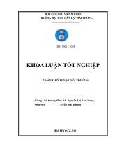 Khóa luận Sử dụng xỉ than để xử lý một số chất ô nhiễm trong nuớc thải. buớc đầu thử nghiệm xử lý nuớc thải sinh hoạt khu khách sạn sinh viên truờng Đại học dân lập Hải phòng