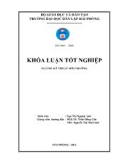 Khóa luận Tính toán thiết kế hệ thống xử lý nước thải nhà máy bia công suất 3000 m 3 /ngày đêm