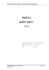 Đề tài Thiết kế xây dựng Trụ sở công ty xây dựng Vinaconex