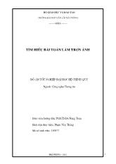 Đề tài Tìm hiểu bài toán làm Trơn Ảnh