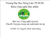 Đề tài Enzyme trong sản xuất nước táo ép