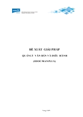 Đề xuất giải pháp quản lý văn bản và điều hành (edocman plus)