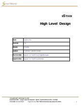 High Level Design