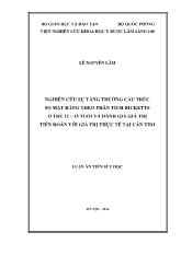 Luận án Nghiên cứu sự tăng trưởng cấu trúc sọ mặt răng theo phân tích ricketts ở trẻ 12 – 15 tuổi và đánh giá giá trị tiên đoán với giá trị thực tế tại Cần Thơ