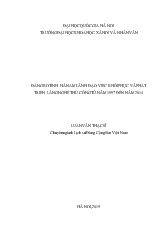 Luận văn Đảng bộ tỉnh Hà Nam lãnh đạo việc khôi phục và phát triển làng nghề thủ công từ năm 1997 đến năm 2014