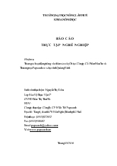 Báo cáo thực tập Tham gia hoạt động trồng và chăm sóc cây Ớt tại Công ty Cổ Phần Đầu Tư và Thương mại Papaarch cơ sở tại tỉnh Quảng Bình