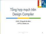 Đề tài Tổng hợp mạch trên Design Compiler